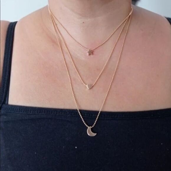 Multilayer Chain Necklace - Picture 3 of 3